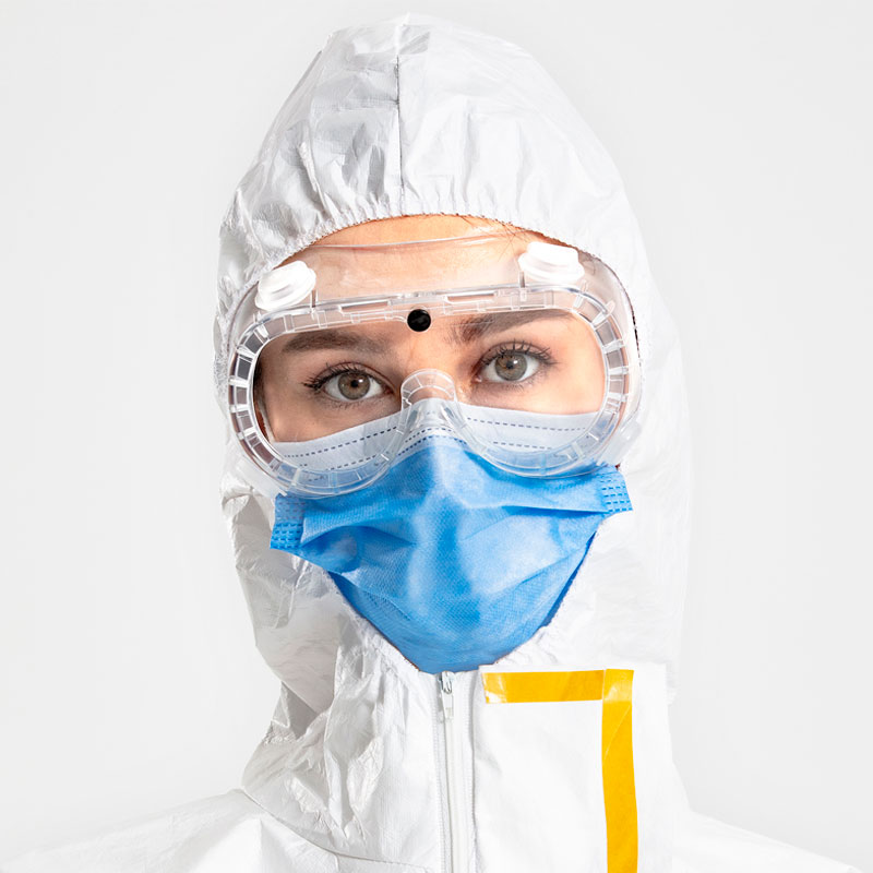 NON STERILE COVERALL TYPE 5-B/6-B (STERILE/NON STERILE) PS3425 Hooded Design